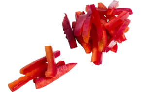 Rode paprika sticks bak 1kg